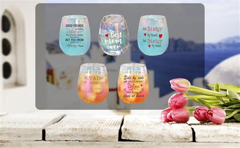 DONGSHANGIFT Not A Day Over Fabulous Wine Glass Birthday Gifts For