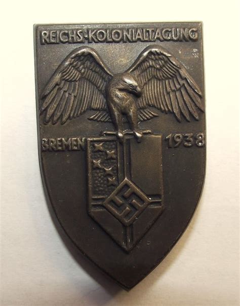 Crow Valley Militaria Event Badge Tinnie Reichs Kolonialtagung