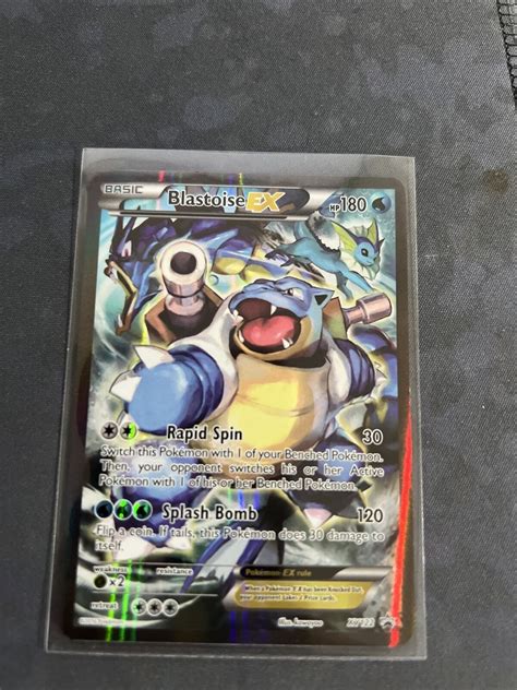 Mavin Blastoise Ex Xy122 Full Art Ex Pokemon Black Star Promo