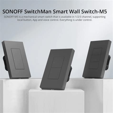 Sonoff M C Switchman Gang Smart Wall Switch Remote Voice