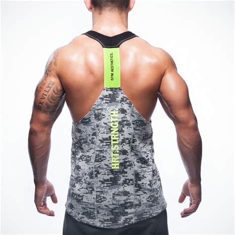 Bdlj 2017 Newest Top Men Bodybuilding Clothing Gyms Tank Top Low Cut Armholes Vest Sexy Men S