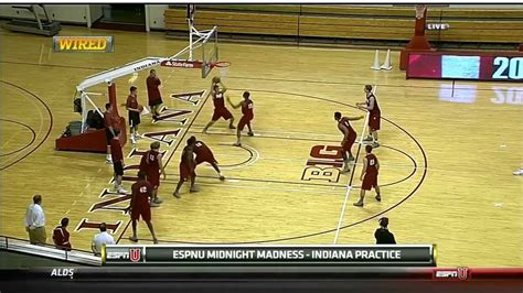 2012 2013 Indiana Hoosiers Mens Basketball First Practice Youtube