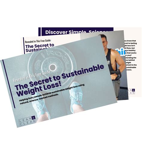 Revealed In This Free Guide The Secrets To Sustainable Weight Loss