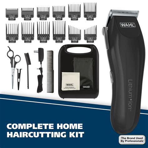 Wahl Clipper Lithium Ion Cordless Haircutting Kit Rechargeable