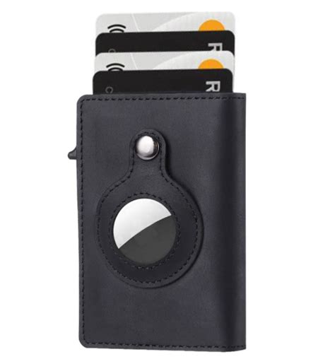 AirTag Wallet Anti Theft Bullet Card Bag Multi Functional Rfid Card