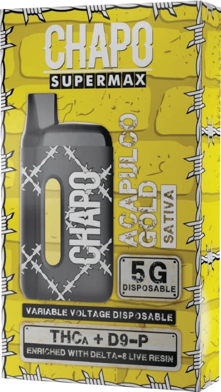 Chapo Extrax Supermax Thca D9 P Disposable 5g