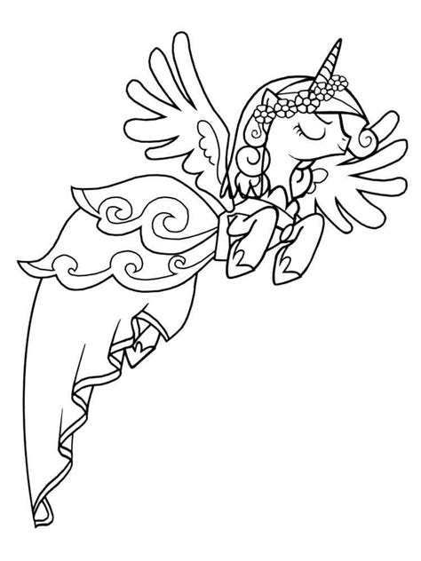 My Little Pony Cadence Coloring Pages