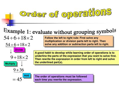 Order Of Operations Ppt Download