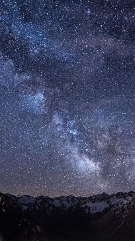 Cielo estrellado Iphone 6 Plus Wallpaper, 1440x2560 Wallpaper, Night Sky Wallpaper, Computer ...