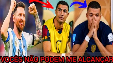 Para Tudo Messi Detona Cristiano Ronaldo E Mbapp Youtube