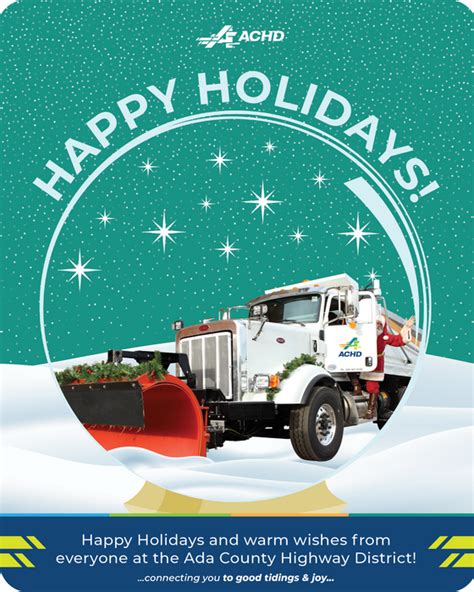 Happy Holidays From The Ada County Highway District