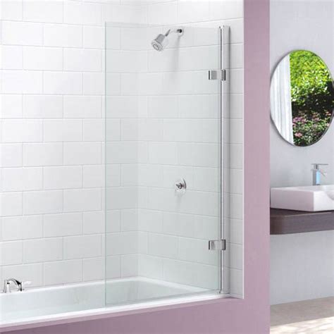 Merlyn Hinged Square Bath Screen 850 X 1500mm