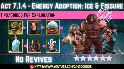 Mcoc Act Energy Adoption Ice Fissure Tips Guides No