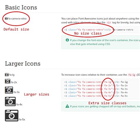 Cập Nhật Kích Thước Icon Với Font Awesome Icon Size Đơn Giản Tối ưu Cho Website Của Bạn