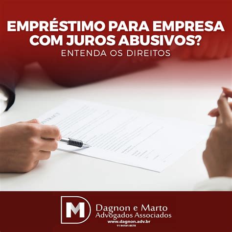 Empr Stimo Para Empresa Juros Abusivos Entenda Os Direitos