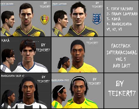 Edition Soccer Tudo Para PES 2013 E FIFA 13 PES 2013 Facepack