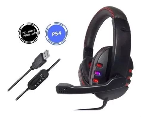 Headset Gamer Fone Ouvido Usb Pc Computador Barato Microfone Frete Grátis