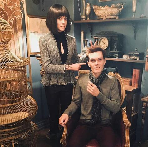 Jonathan And Clary Behind The Scenes Of Shadowhunters Season B