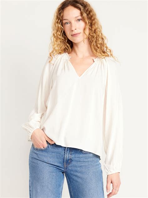 Split Neck Tops Old Navy