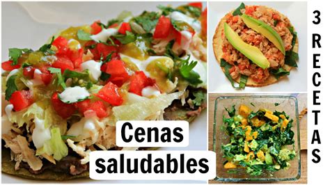 Cenas Rapidas Y Saludables 3 Recetas Saladas