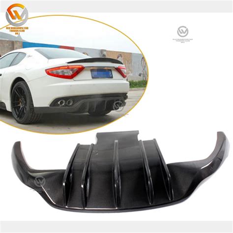 Carbon Fiber Mc Style Rear Bumper Diffuser For Maserati Gt Gran Turismo