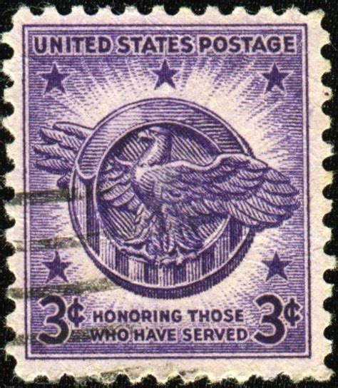 8458177 United States Of America Circa 1946 Honoring Those Who Have Served United States