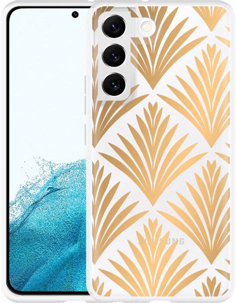 Cazy Hoesje Geschikt Voor Samsung Galaxy S Art Deco Gold Bol