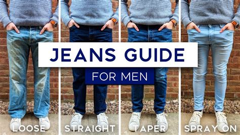 Mens Jeans Fit Guide The Best Style Jeans For Your Physique Youtube