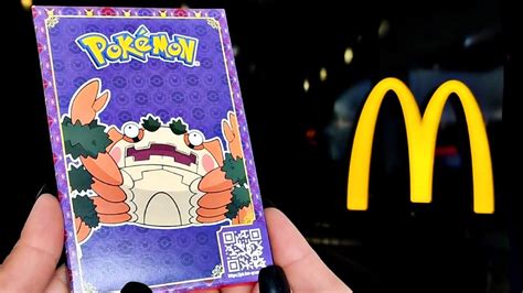 KLAWF B POKÉMON Batalha Suprema McDonald s McLanche Feliz Outubro