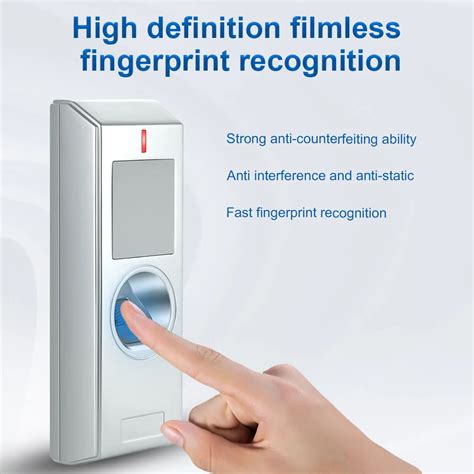 Metal IP65 Waterproof Biometrics Fingerprint Access Control System 1000