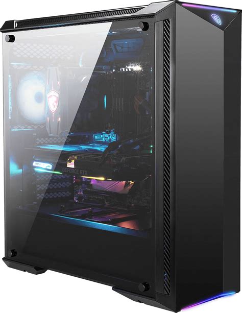 MSI MPG Series GUNGNIR 100 Mid Tower Gaming Case Black Novatech