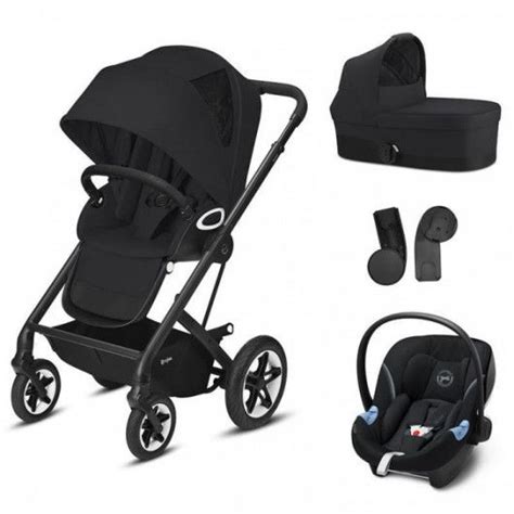 Cybex Poussette Trio Talos S Lux En Deep Black Poussette Trio Et