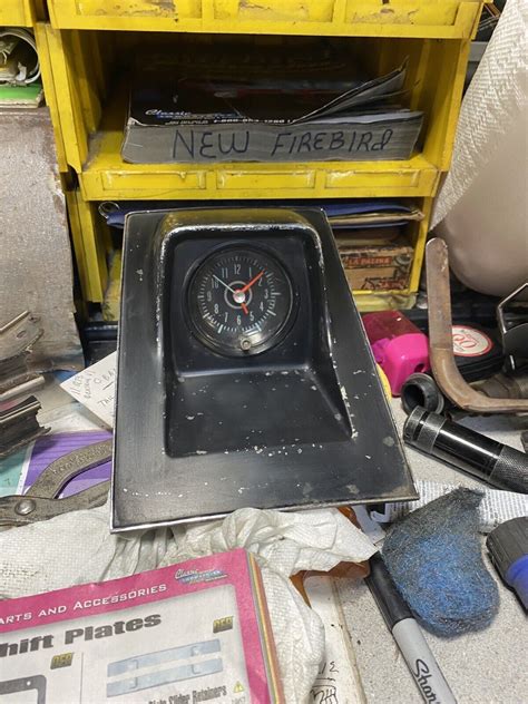 1968 1969 Camaro Console Clock Ebay