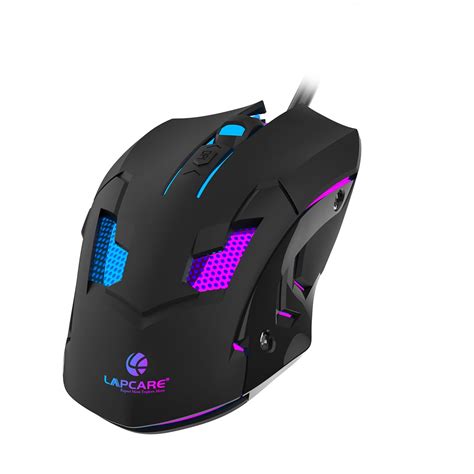 LAPCARE Champ LGM 100 Gaming Mouse 6 Buttons 4 Adjustable DPI Levels