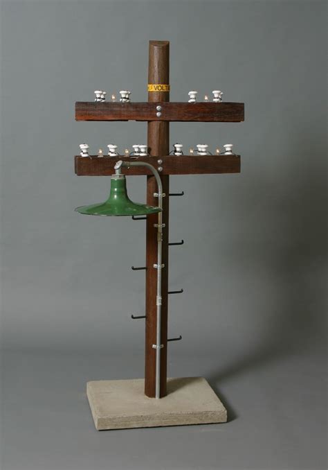 Handmade Telephone Pole Lamp By Ajm Furniture