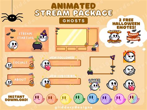 Halloween Overlay Twitch ANIMATED Halloween Twitch Overlay Halloween ...