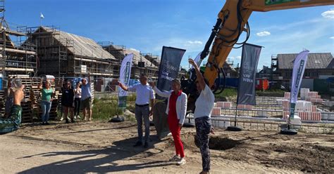 Feestelijke Start Bouw 30 Woningen In De Luwte In Drachten VanWonen