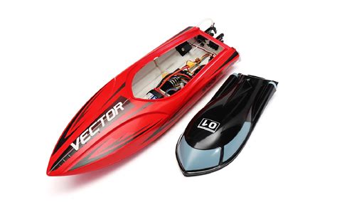 Volantex Vector Sr Brushless Racing Boat Rtr Rood Compleet Met Lipo