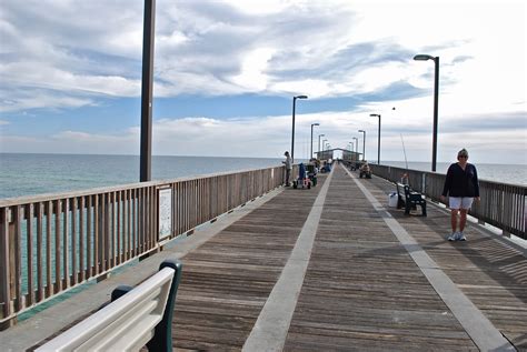 BLUE SKY AHEAD Gulf State Park Fishing Pier Alabama