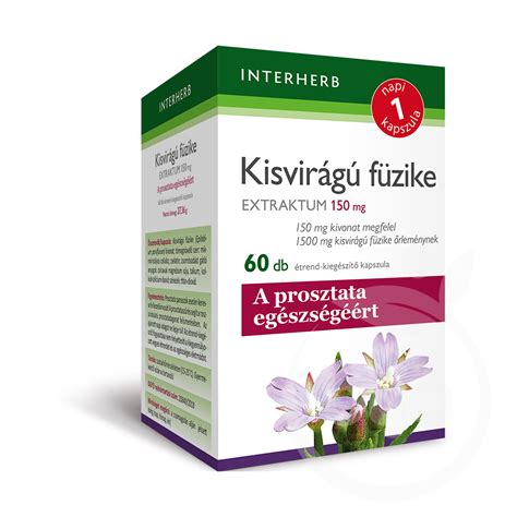 Interherb napi1 kisvirágú füzike extraktum kapszula 60 db Webáruház