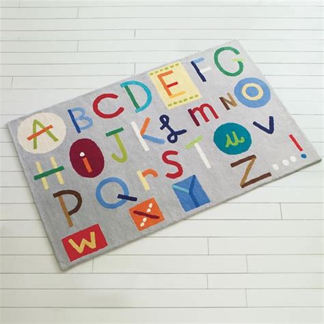 Kids Colorful Alphabet ABC Rug - Modern - Kids Rugs - by The Land of Nod