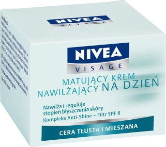 Krem Nivea Visage Cera tłusta i mieszana 20 Matujący nawilżający na