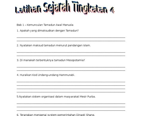 Soalan Esei Sejarah Tingkatan Kssm Bab Pilihan Raya Nota Sejarah Hot Sex Picture