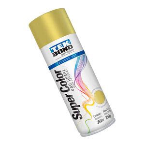 Tinta Spray Super Color Uso Geral 350ml Dourado Leroy Merlin