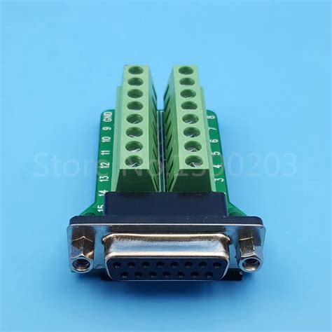 D Sub Db Female Row Pin Plug Breakout Pcb Board Terminals