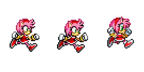 Sonic The Hedgeblog Amy’s Running Animation From The Gba Era