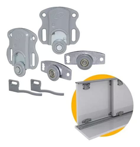 Roldanas Deslizante Porta De Correr Ro 2122 Rometal 2kits