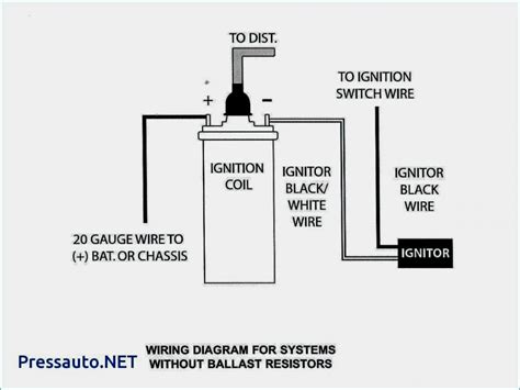 3 Wire Ignition Coil Diagram For Carb Engine Coil Ignition D