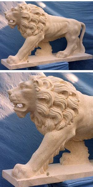 Lion Sculptures Leo