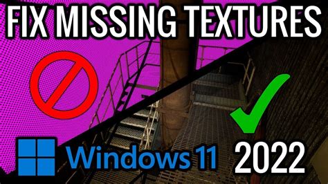 How To Fix Missing Textures And Errors In Gmod Windows 11 Youtube